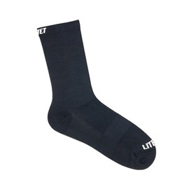 LITET Cycling Socks for Men & Women (Black, Small/Medium)