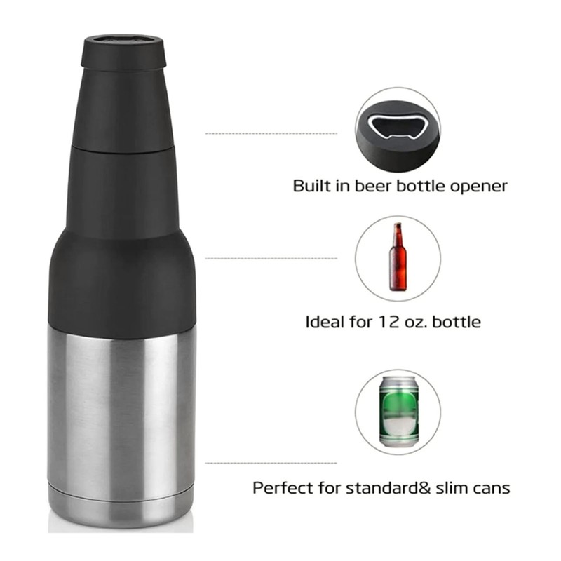 12oz Stainless Steel Water Bottle Insulated Cup Mug With Double