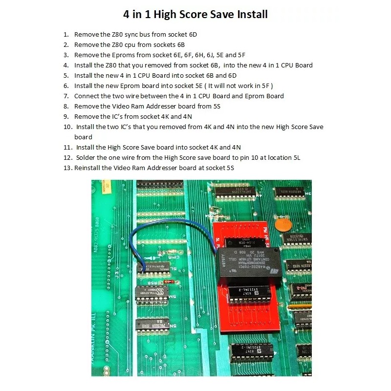 Ms Pacman / Pacman 4 in 1 kit - High