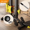 soges Foldable LAT Pull Down Machines & Rowing Machine, Multi-Functional
