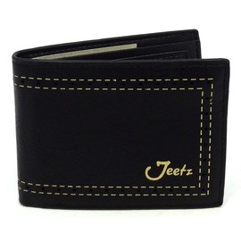Fashion World Jeetz Bi-fold Mens Wallet - COLOR: D/BROWN, SIZE: one