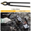 Blacksmith Tongs 12'' Long for Forge & Welding Bench Jaw