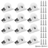 12 Pieces Wheels For Furniture,Appliance Rollers,Appliances Small Caster Mini Castor