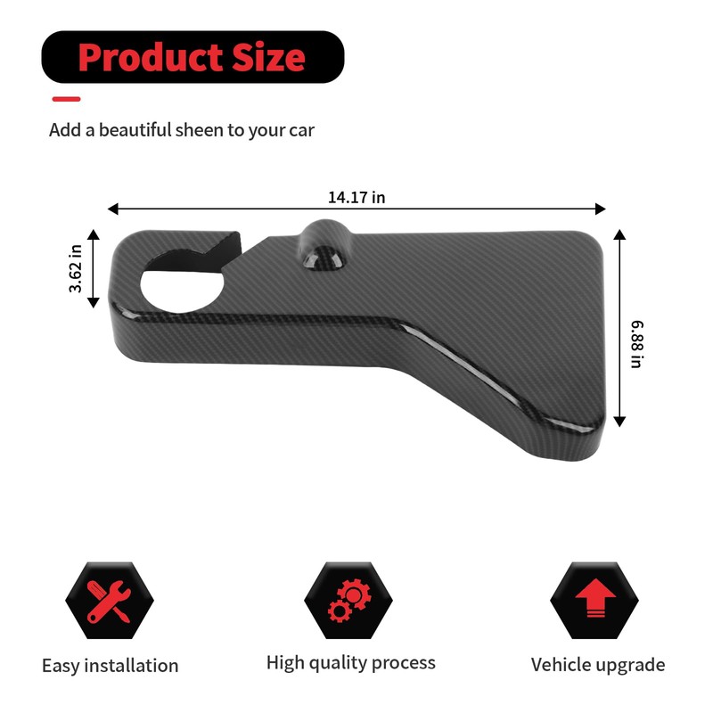 RT-TCZ Coolant Tank Cover Engine Trim Accessories for Dodge Charger/Challenger