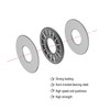 FOCMKEAS 5PCS AXK1024 2AS Thrust Needle Roller Bearings with Washers