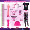 Lukovee Disfraz de los 1980 Mujers, 24 Conjunto de 80's
