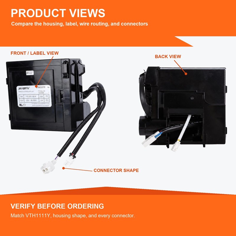 Upgraded 5304532190 Inverter Control Board, Replacement Part VTH1111Y TYV03BLV‑E F1B,