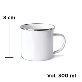 Pocillo/Taza de Peltre FRIENDS UMBRELLAS 10oz (300ml), Pewter Cup Amigos, No se despinta, Perfecta para la Oficina o Regalo