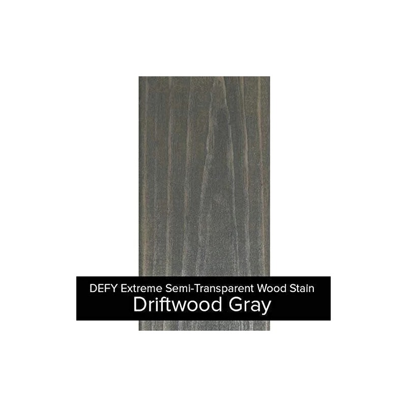 SaverSystems DEFY Extreme 1 Gallon Semi-Transparent Exterior Wood Stain, Driftwood