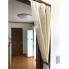 Panel Curtain Divider Blindfold Partition Accordion Fashionable Length 240cm Flower