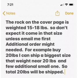 Unbranded dragon stone 10lb for aqua scape avg size 3-15" random dragon stone