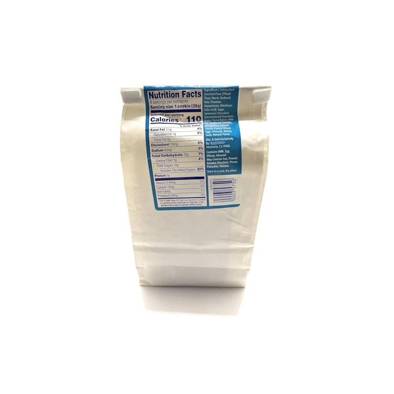 Chocolate Almond Biscotti Dipping Cookies 8 oz (227g) – Pack