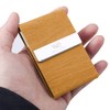 Waylipun Business Card Holders, Professional PU Leather Business Card Case,