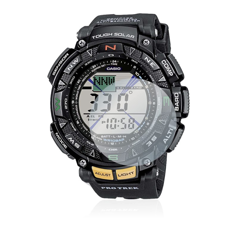 BROTECT Anti-Glare Screen Protector for Casio Pro Trek PRG-240-1ER (Pack