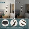 Sovinzert 4000K Modern Pendant Light, 15IN Spiral LED Pendant Lights