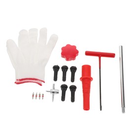 iplusmile 1 Set Tire Valve Stem Tool Kit Durable Multifunctional Remover Installer for Quick Valve Replacement Compatible with Cars Motorcycles Bicycles Efficient Tire Repair