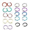yueton 10 Pairs Non - Piercing Fake Spring Septum Nose
