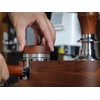 51mm Espresso Distributor Tool KNODOS Rosewood Coffee Distributor Stainless Steel