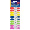 DLux Washing Line Pegs Strong Soft Rubber Grip Clothes Line