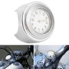 Motorcycle Clock, 22-25mm Universal Motorcycle Handlebar Clock Metal Mount Hand