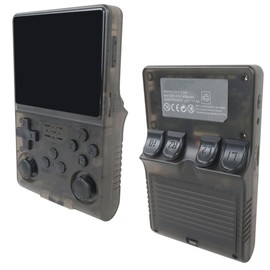 Zafina-UP 3.5-Inch IPS Screen, 256G Extra Large Memory, Portable Pocket Video Player, Linux System, Travel Essentials, for Children Adults-Transparent Grey