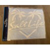 Salt Life 12” White Salt Life Palm Trees Decal