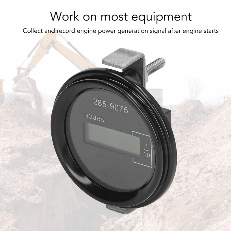 Excavator Electronic Remote Timer LCD Hour Meter for Caterpillar Heavy