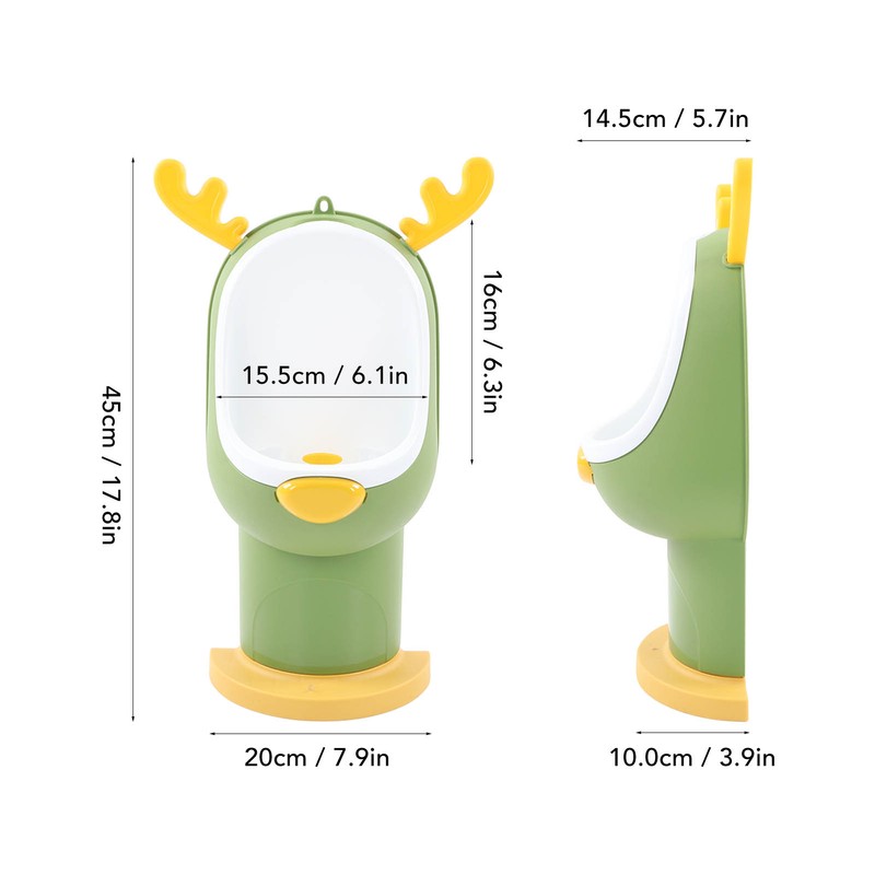 Cartoon Potty Training Urinal Adjustable Wall Mounted Standing Potty Practice