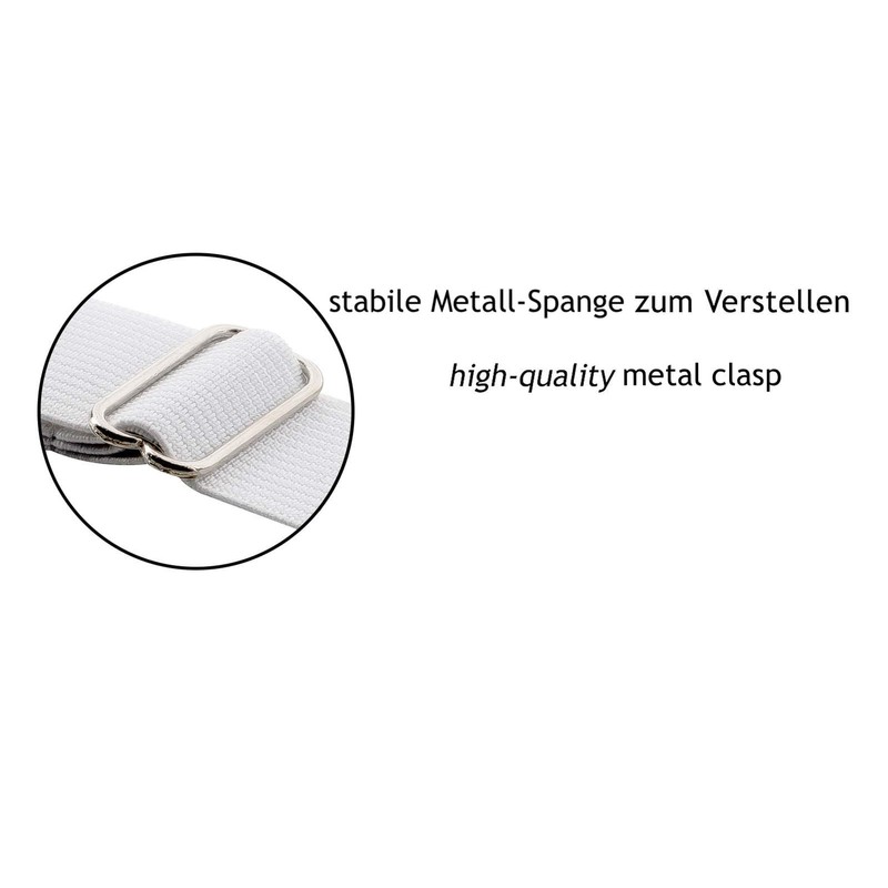 DESERMO®, crosswise adjustable elastic sheet fastener, up to 120 cm