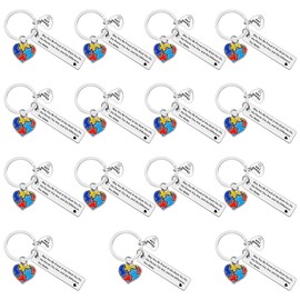 Ximalun 15 Pcs Autism Teacher Appreciation Gifts Special Education Teacher Gifts ABA Therapist Thank You Gifts Autism Awareness Gifts SPED Teacher Gifts Retirement Christmas End of Year Gift