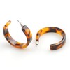 chenpaif Earrings,Acrylic Marbled Earring Leopard Round Hoop Earrings Women Tortoise