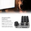 Programmable Keyboard with RGB 3 Knob 12 Keys Bluetooth DIY