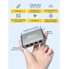 WinRaybot Ethernet Splitter, ethernet hub 4 Port gigabit,Ethernet Splitter 1