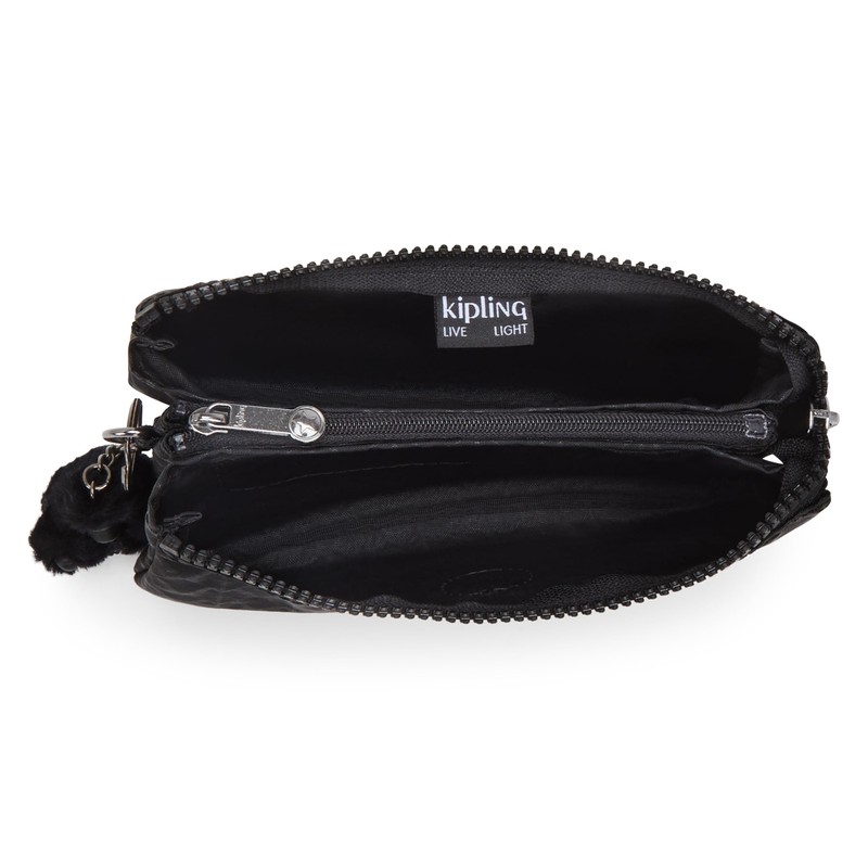 Kipling Creativity L Large Purse, Pouches, Cases, Signature Emb (Black)