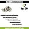 50 x M4 Hammer Nuts 6 mm Groove 6 Made