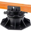 2Pcs Adjustable Deck Support, Joist Support Pedestals,Floor Support Pedestals, Floating