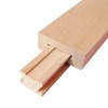 Btibpse Wooden Drawer Slides 17-3/4 Inches Classic Wood Center Guide