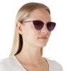 Vogue Eyewear Woman Sunglasses Top Bordeaux/Rose Gold Frame, Gradient Violet