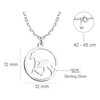 SOFIA MILANI - Women's Necklace 925 Silver - Circle Horse