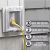 TayMac MR420CW 1-Gang Recessed Enclosure Extra Duty, 6-in-1 Nonmetallic Weatherproof