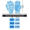 Whitedot Dot 2.1 White Cricket Batting Gloves - for Professional