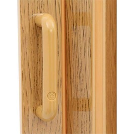 LTL Home Products HSP3680K Homestyle Plaza PVC Vinyl Accordion Door, 36" x 80", Oak