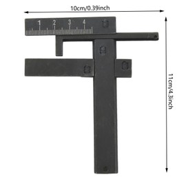 Float Level Gauge Motorcycle Carburetor Float Level Gauge Metric Display 0‑40mm Adjustable Steel for Most Motorbikes