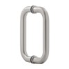 BRIXWELL H-6BTBSW-MN Standard Tubular Shower Door Handle Back to Back