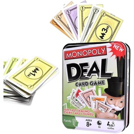 LSQNEW Brettspiele, Deal Kartenspiel und Gesellschaftspiel, Schnelles Spiel Das unterhaltsame Kartenspiel Spiel, Strategiespiel geeignet ab 8 Jahren