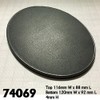 Reaper Miniatures 120mm x 92mm Oval Gaming Base (4) #74069