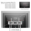 unho Universal Against The Wall TV Stand Floor: Free Standing