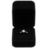 POKOFO Classic Velvet Engagement Ring Box Earring Jewelry Case Gift