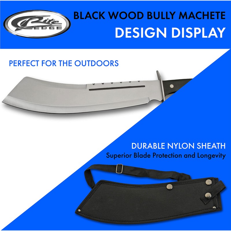 SZCO Supplies 18.25" Full Tang Machete with Nylon Sheath –
