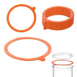 KADAX Sealing Rings for Preserving Jars, Pack of 20, 108 x 92 mm Preserving Rings for Many Wide Mouth Jars, Rubber Rings for Jars, Glass Seals for Preserving Jar Lids
